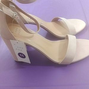A New Day Women's Ema High Block Heel Pumps Size 11 Blush